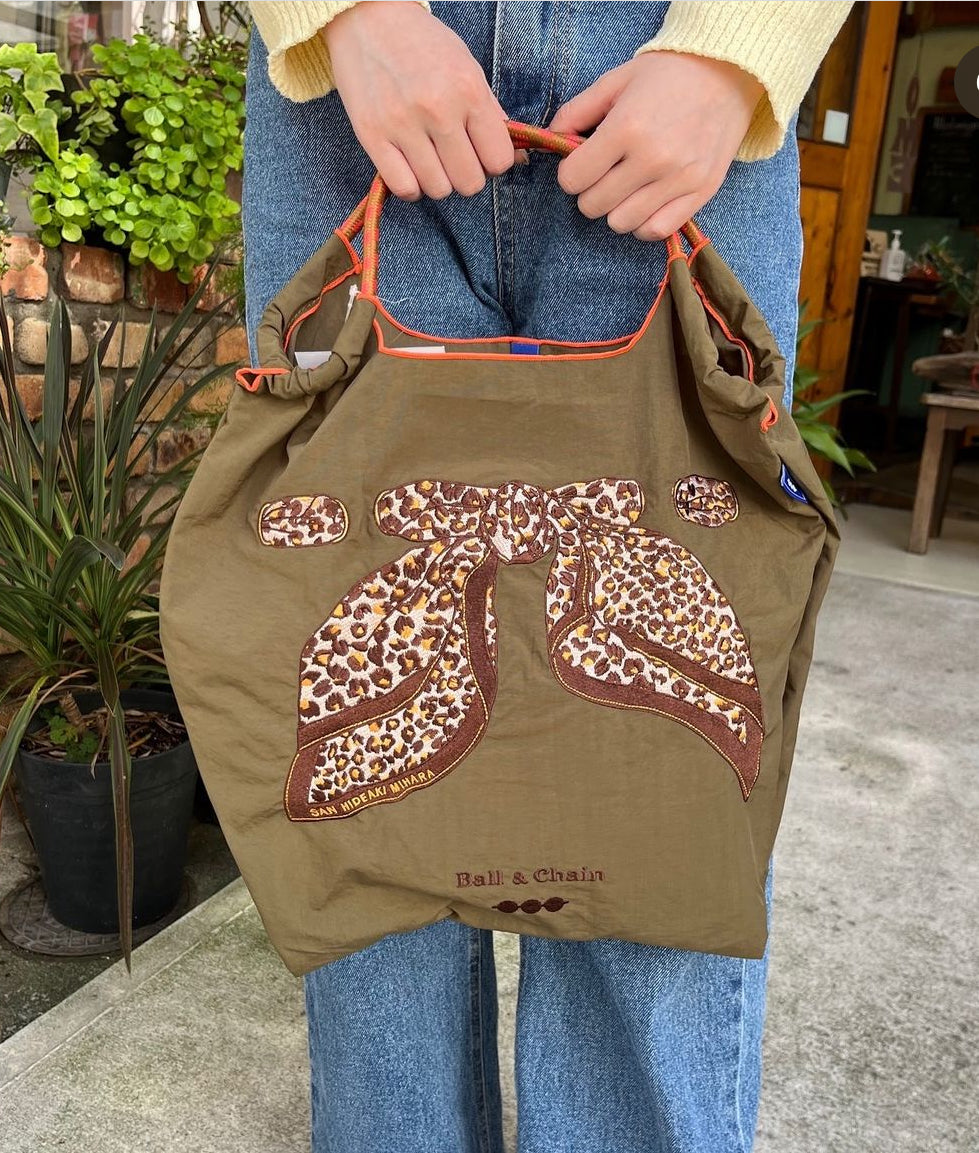 S.SCARF LEOPARD(スカーフレオパード）M#13 KHAKI-333003