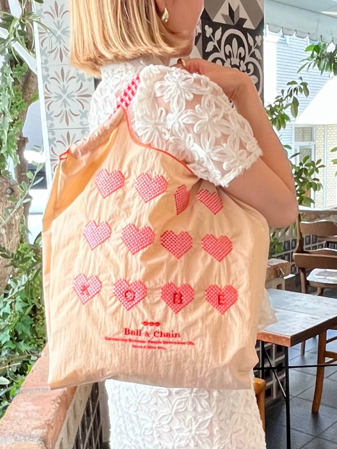 【Ball & chain】 神戸定 KOBE limited HEART KOBE limited HEART(神戸限定ハート）M #21 S/BEIGE-301048