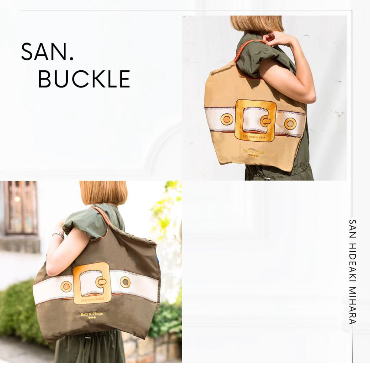 SAN.BUCKLE(サン バックル) #03 BEIGE-333001