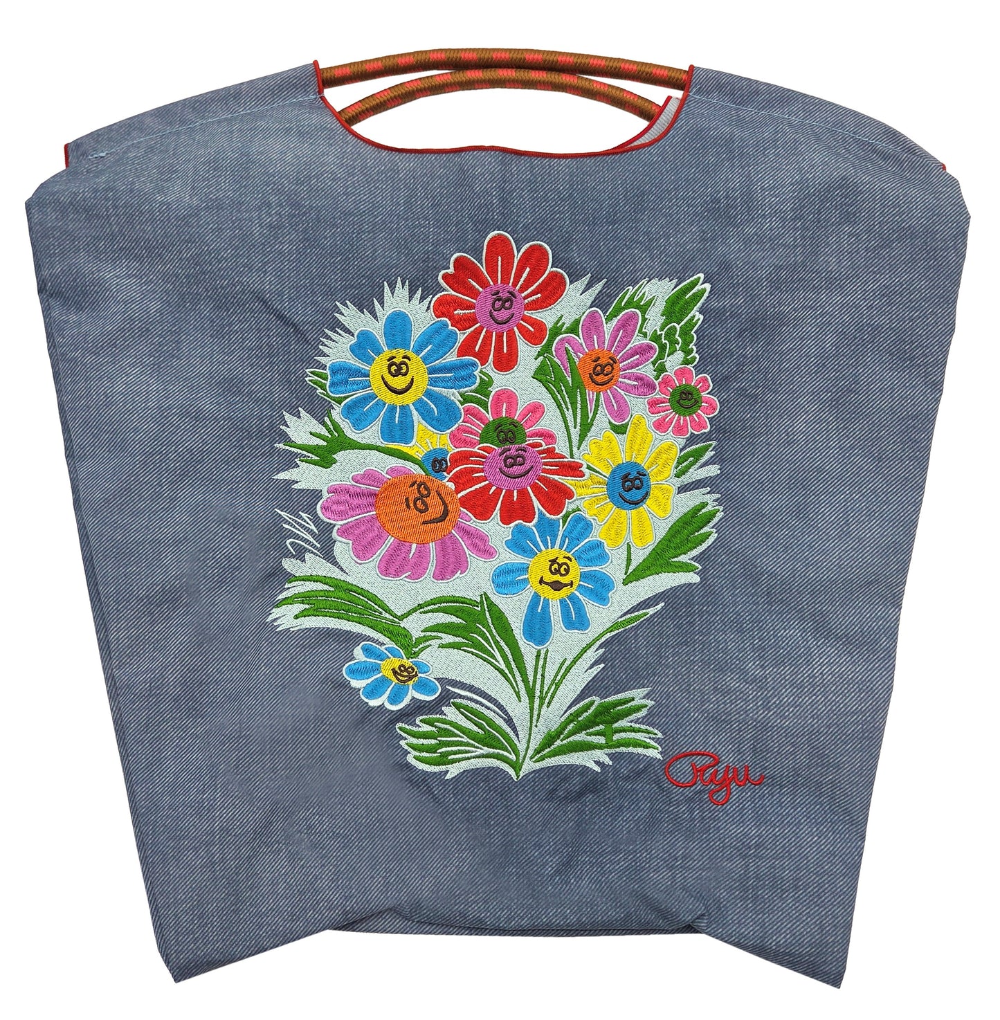 A.FLOWER (リュウアンベ フラワー)M#77 DENIM-314008
