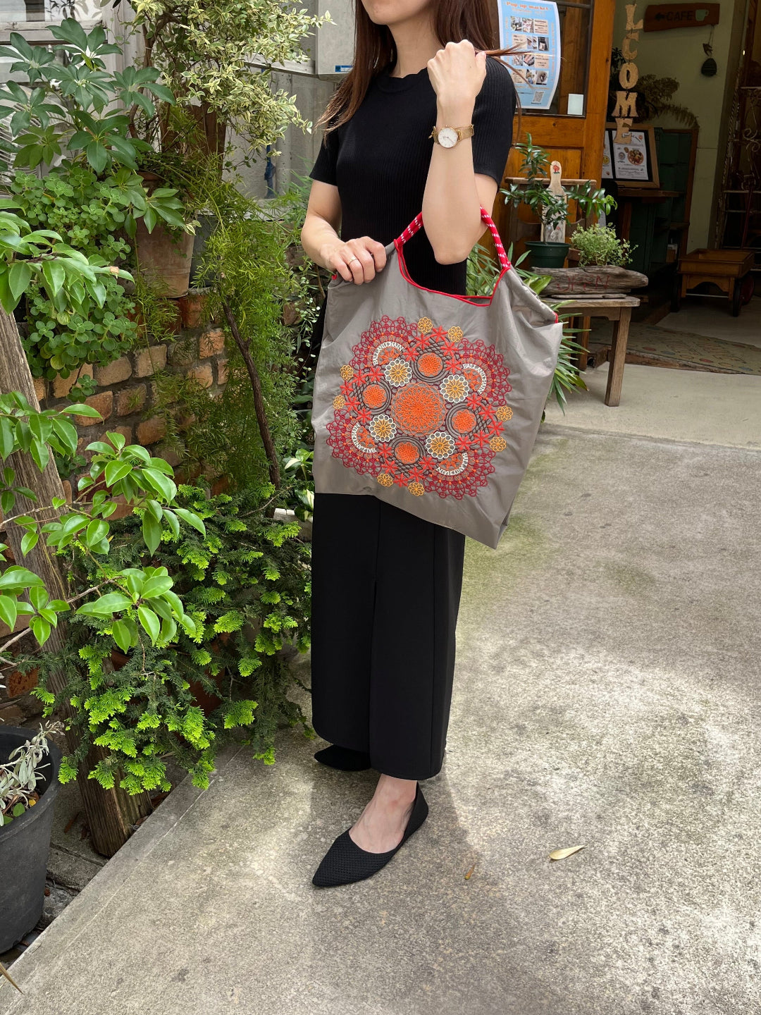 Flower Lace(フラワーレース）#85 F/GRAY-301086
