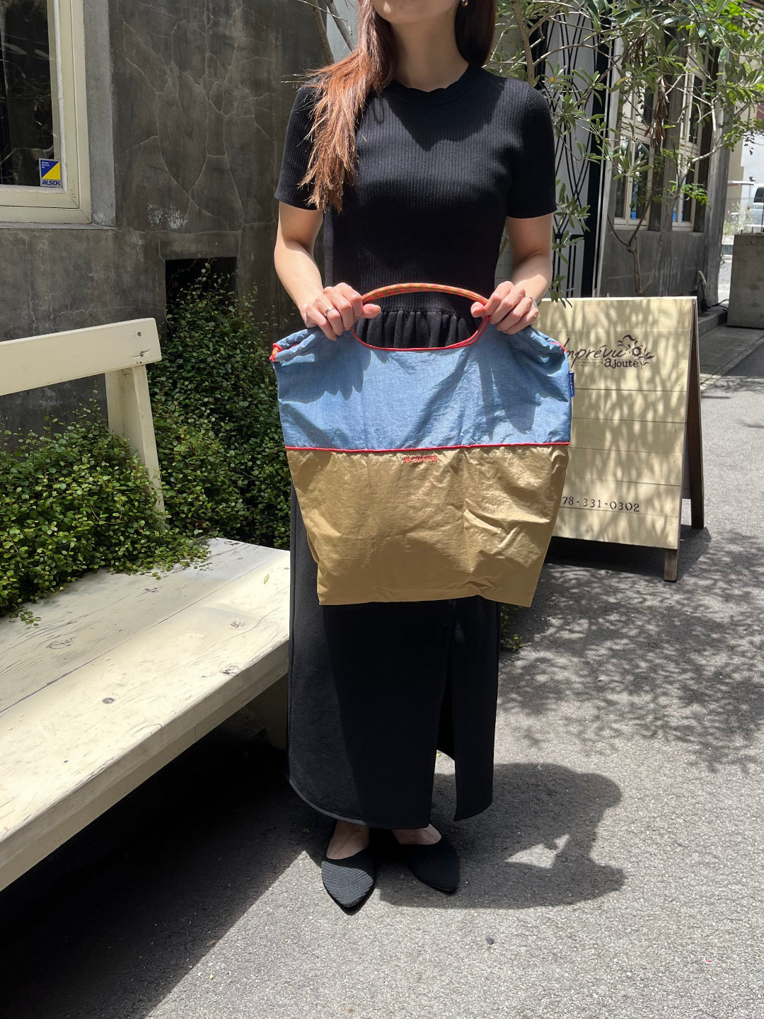 Bicolor Model(バイカラー）M＃7703 DENIM/BEIGE-301095