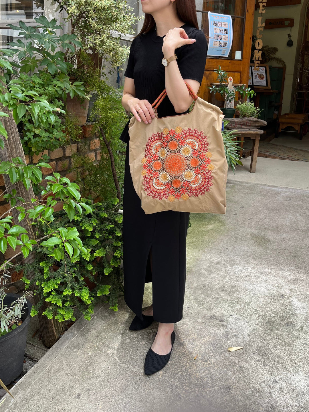 Flower Lace(フラワーレース）#108TAN-301086