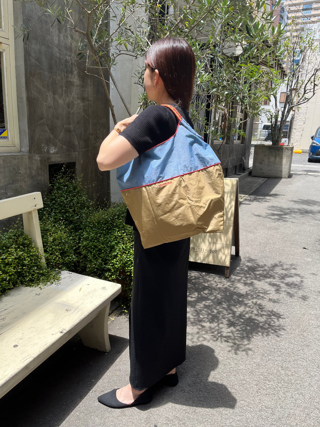 Bicolor Model(バイカラー）M＃7703 DENIM/BEIGE-301095