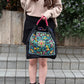 FLOWER BANDANA(フラワーバンダナ）M#01BLACK-301051