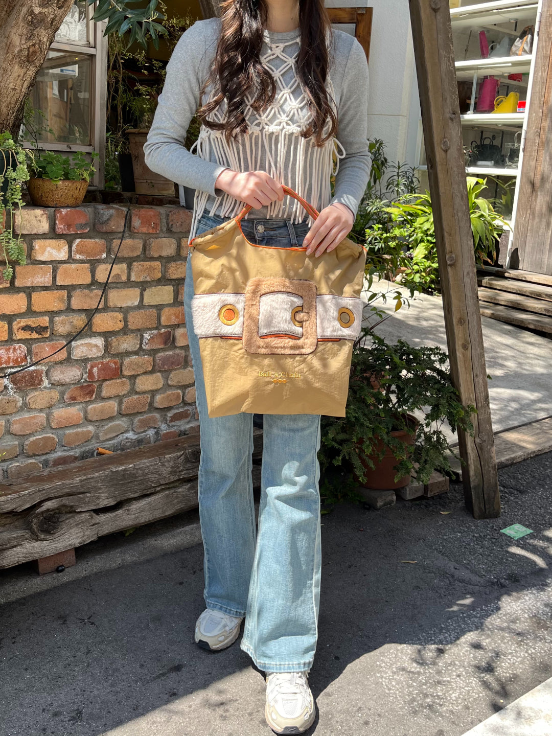 M.FUR BUCKLE(ファーバックル）M#03 BEIGE -333007