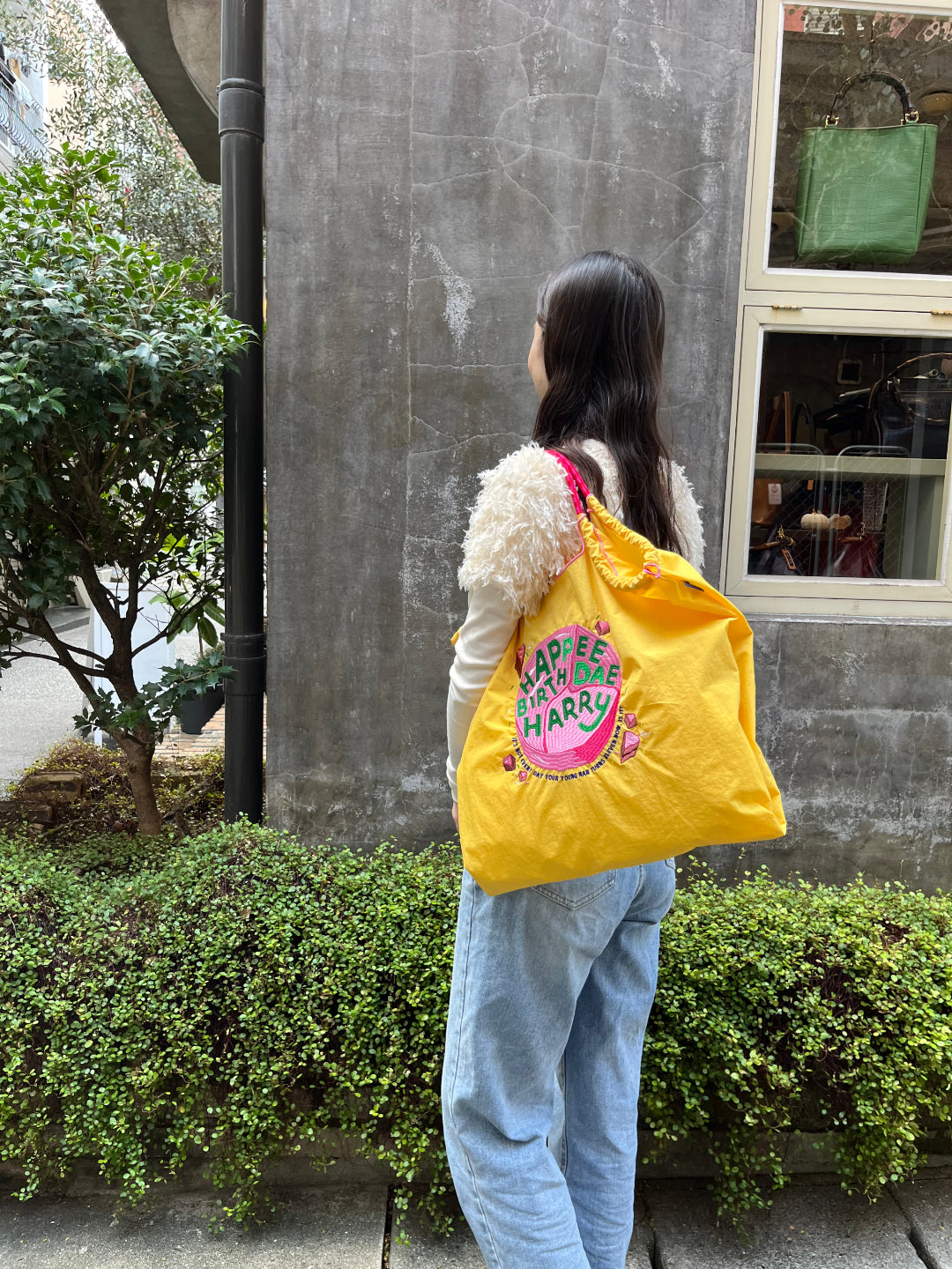 BIRTHDAY CAKE(ハリーポッター）L#75 D/YELLOW-348105