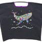 F.Whale(花柄クジラ）L#01 BLACK-301154