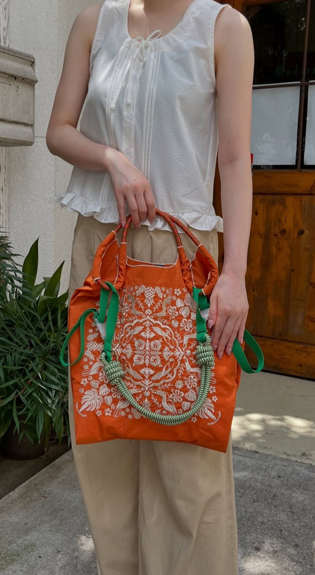 Hawaii Bandana(ハワイアンバンダナ）M#07ORANGE -301062