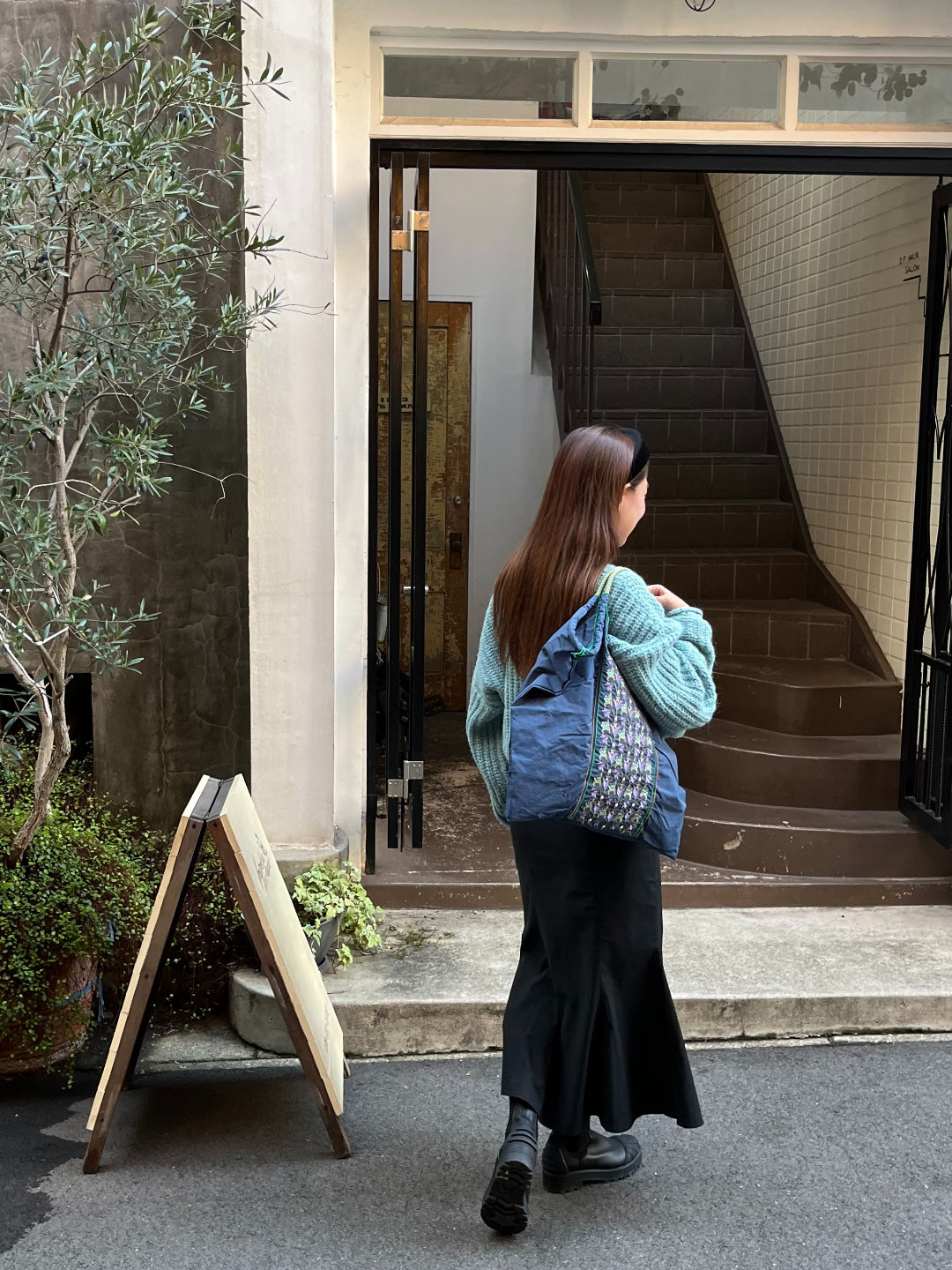 FLOWER LINE Ⅱ(フラワーラインⅡ)L#32 NAVY-301170