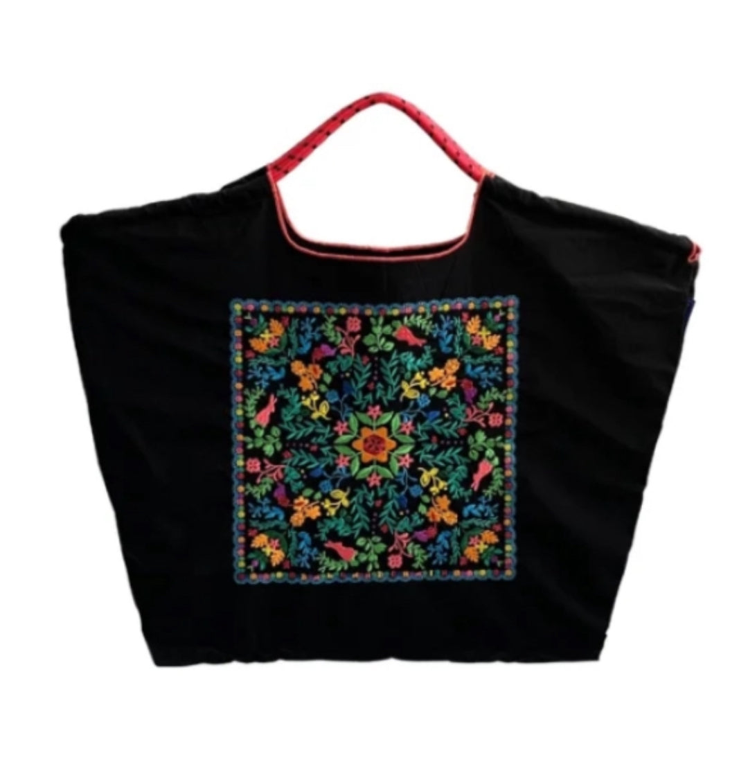 FLOWER BANDANA(フラワーバンダナ）L#01BLACK-301151