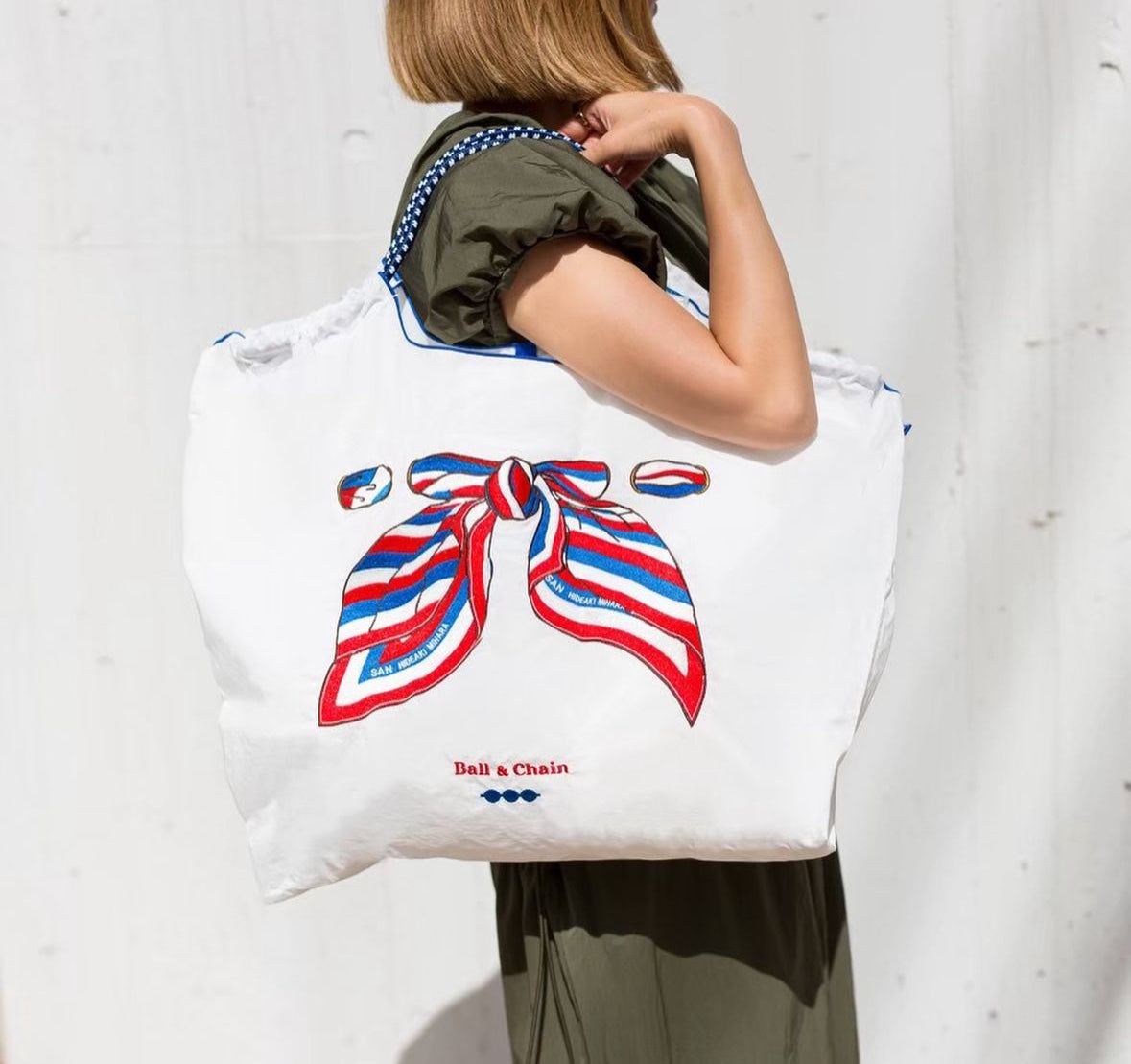 SAN.SCARF(サン スカーフ) LARGE #04 WHITE-333102