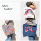 SAN.SCARF(サン スカーフ) #61 C/GRAY-333002