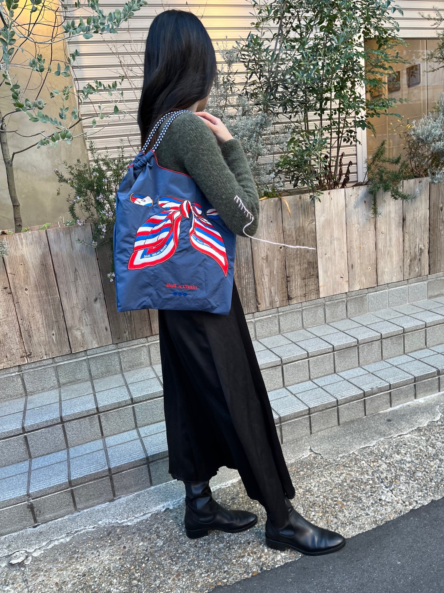 SAN.SCARF(サン スカーフ) #32 NAVY-333002