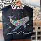 F.Whale(花柄クジラ）M#01 BLACK-301054