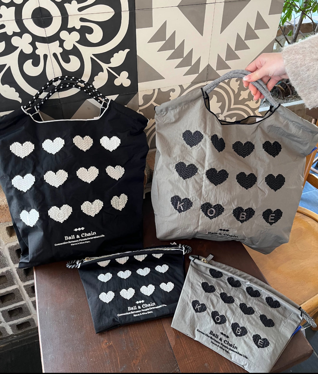 KOBE limited HEART(神戸限定ハート）M #85 F/GRAY 301048