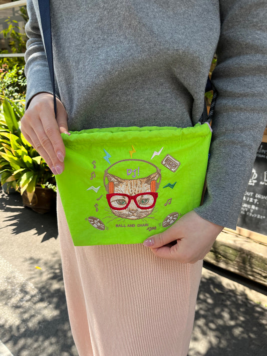 DJ CAT(DJキャット) POUCH(L) #78 B/GREEN-313406