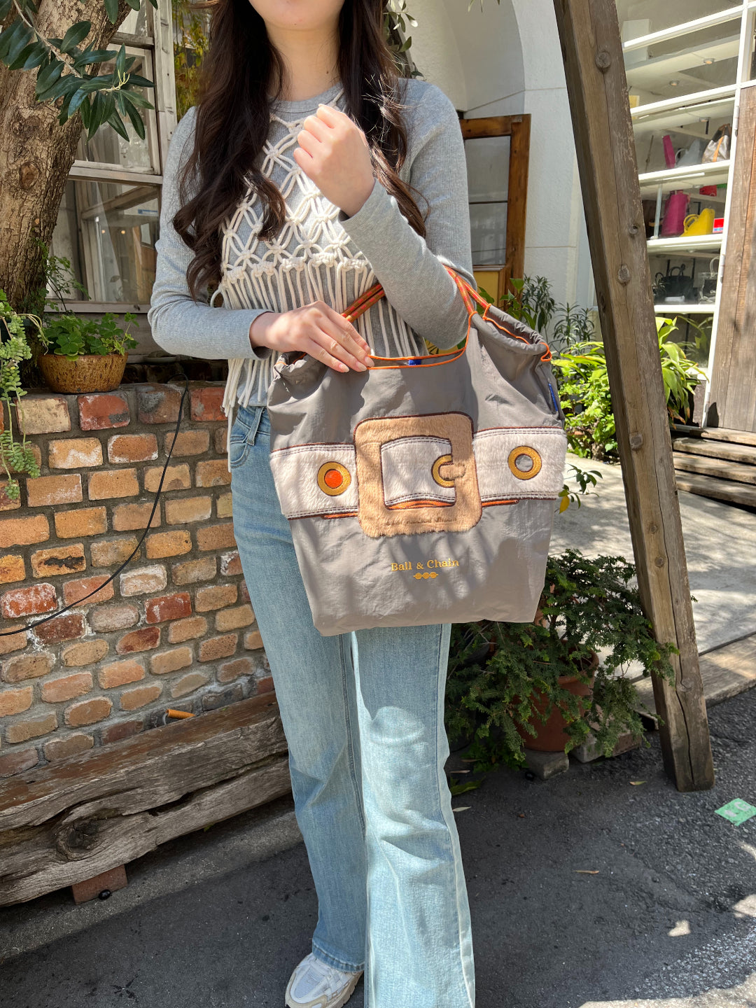M.FUR BUCKLE(ファーバックル）M#85 F/GRAY -333007