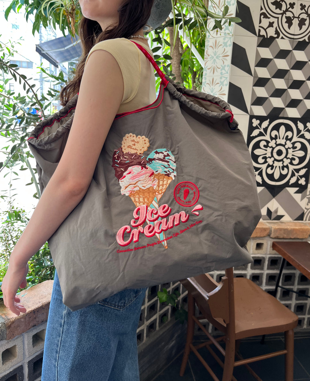 ICE CREAM(アイスクリーム）L#85 F/GRAY 301163