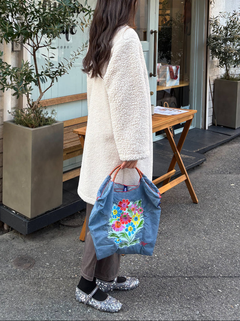A.FLOWER (リュウアンベ　フラワー）M#77 DENIM-314008