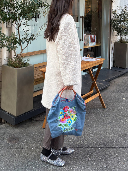 A.FLOWER (リュウアンベ　フラワー）M#77 DENIM-314008