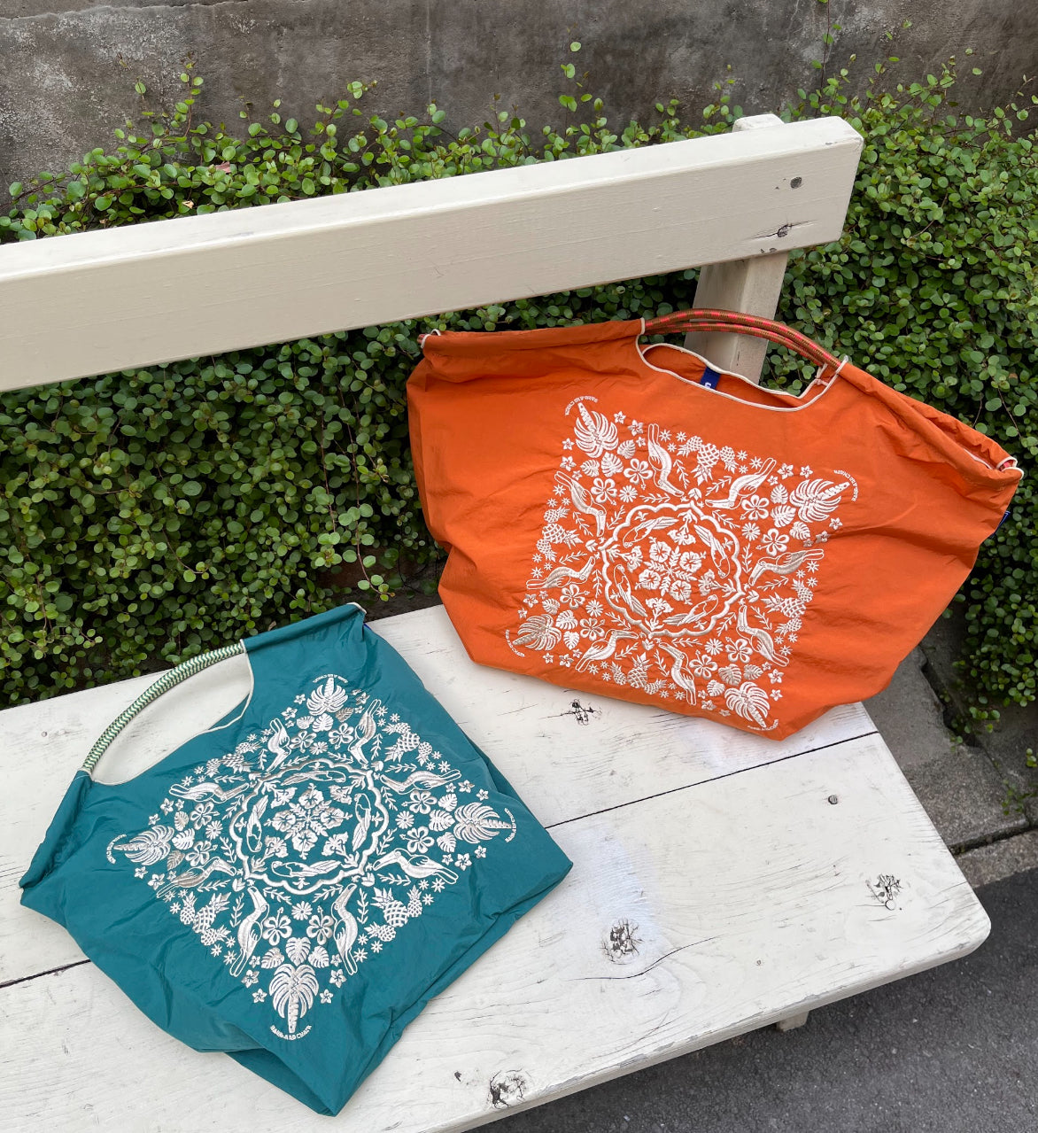 Hawaii Bandana(ハワイアンバンダナ）L#07ORANGE -301162