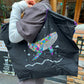 F.Whale(花柄クジラ）L#01 BLACK-301154