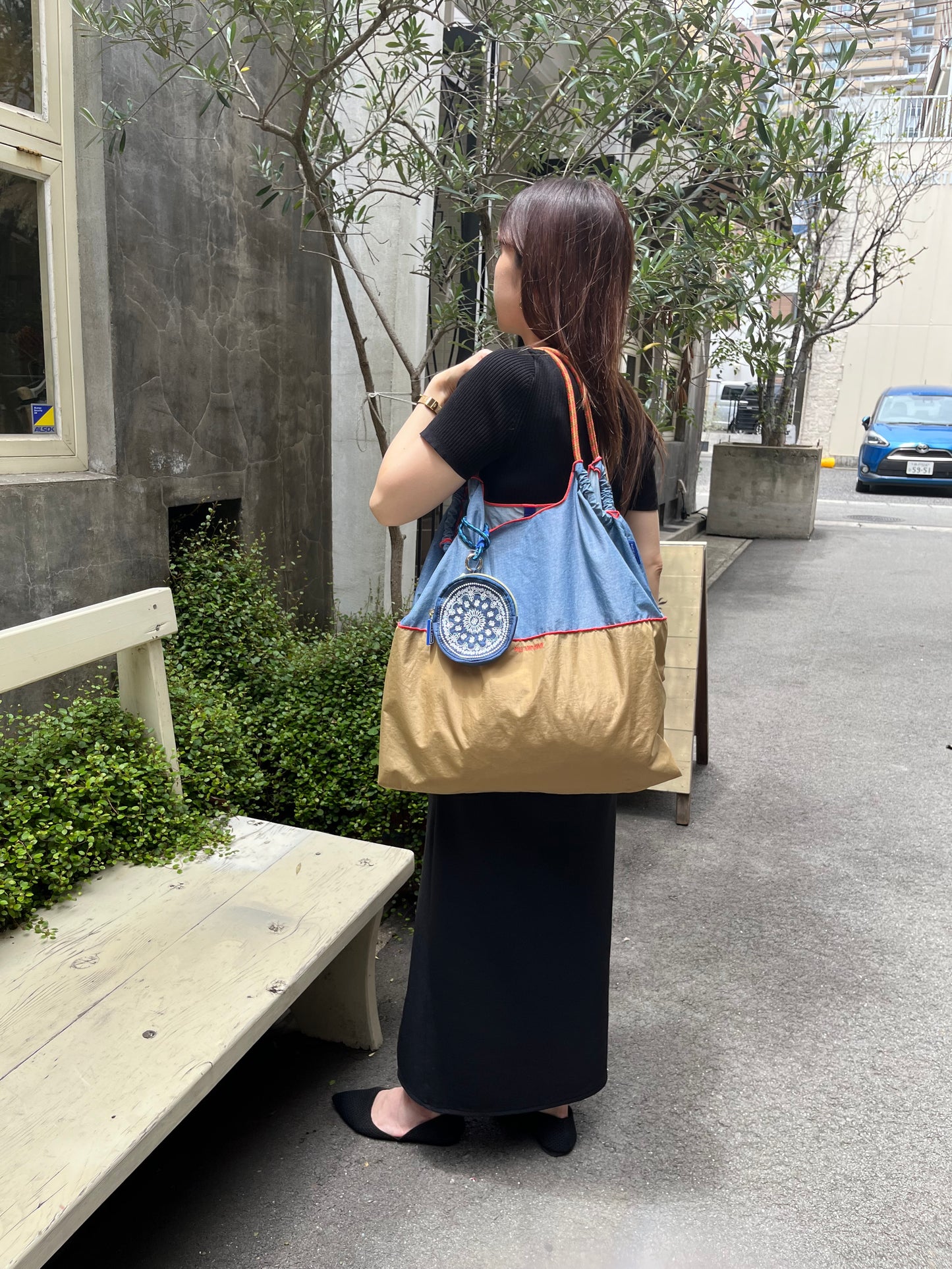 Bicolor Model(バイカラー）L＃7703 DENIM/BEIGE-301195