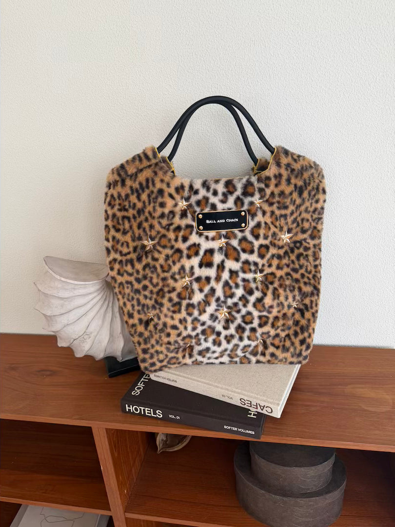 Stellar Leopard Fur Print（ステラ レオパード ファー ）M #93 BEIGE-301094