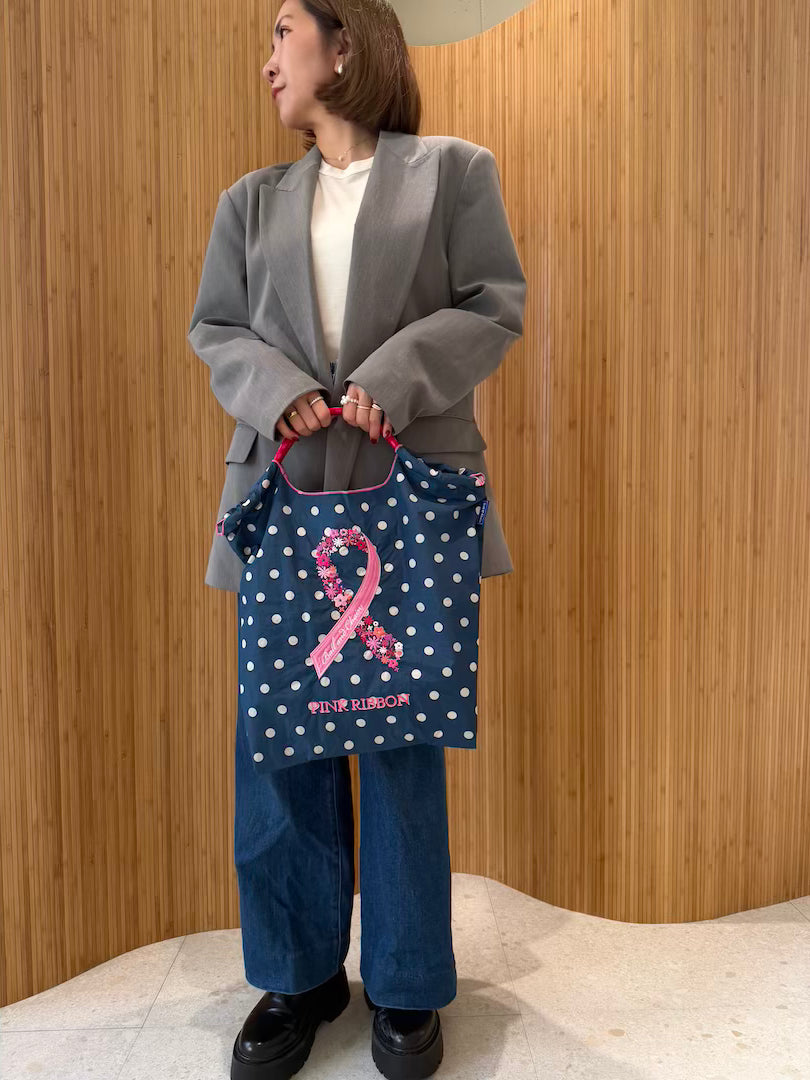 PINK RIBON#115DOT NAVY -387001