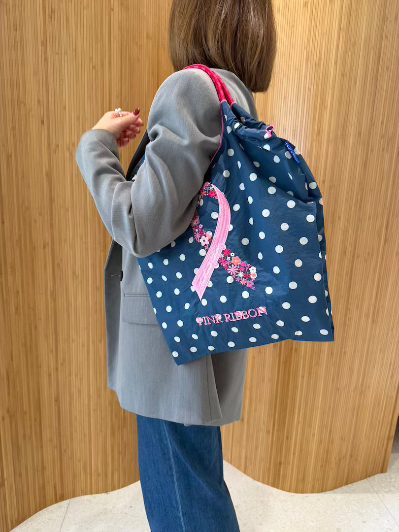 PINK RIBON#115DOT NAVY -387001