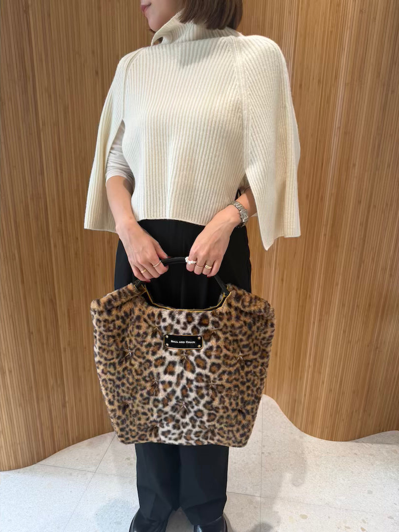 Stellar Leopard Fur Print（ステラ レオパード ファー ）M #93 BEIGE-301094