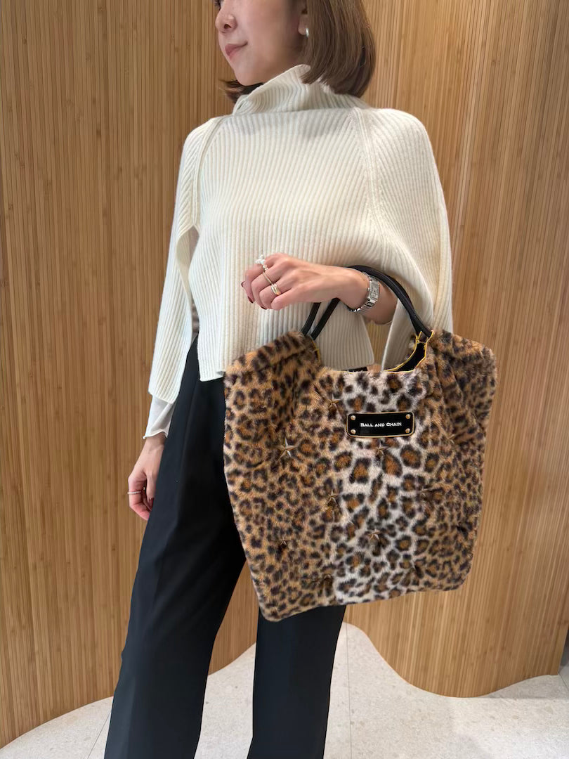 Stellar Leopard Fur Print（ステラ レオパード ファー ）M #93 BEIGE-301094