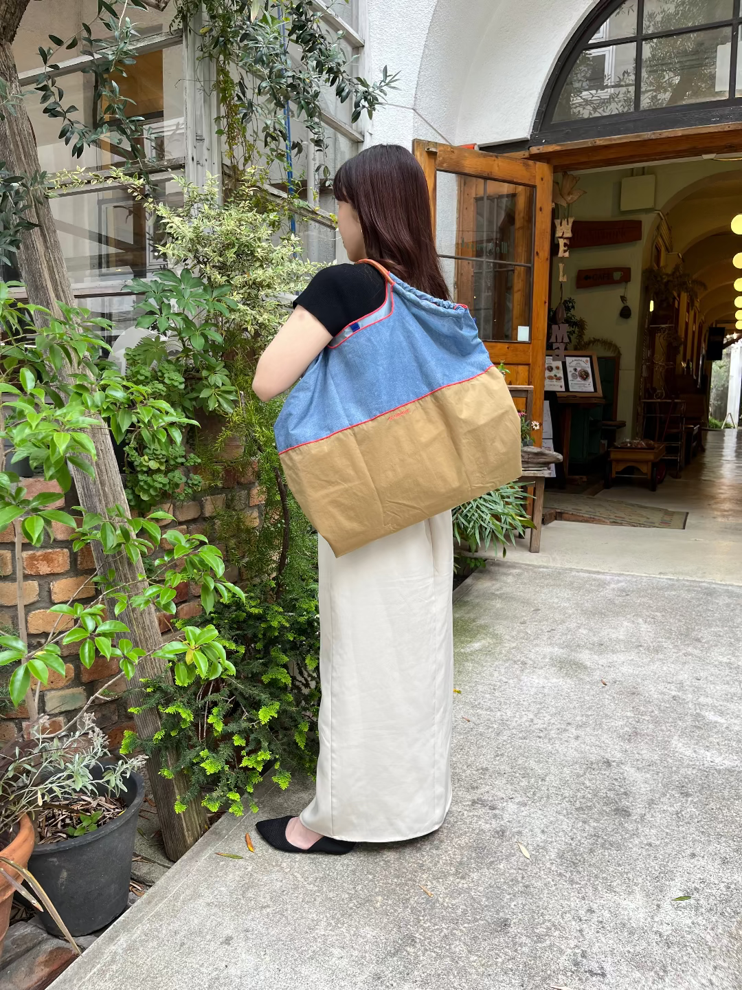 Bicolor Model(バイカラー）L＃7703 DENIM/BEIGE-301195