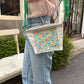 FLOWER BANDANA(フラワーバンダナ）P#84P/GRAY-301428