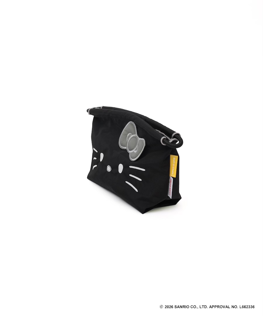 KITTY'S FACE MONOTONEキティ黒BLACK P #01 -372408 – BALLCHAINKOBE
